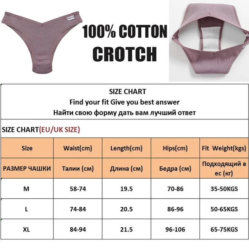 5-Pack Women’s Cotton Bikini Briefs