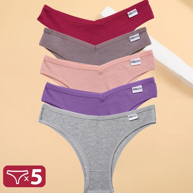 5-Pack Women’s Cotton Bikini Briefs