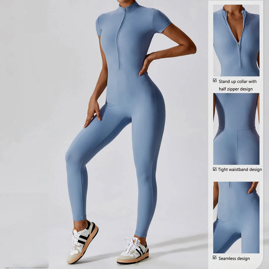 Women’s Long Sleeve Yoga Jumpsuit
