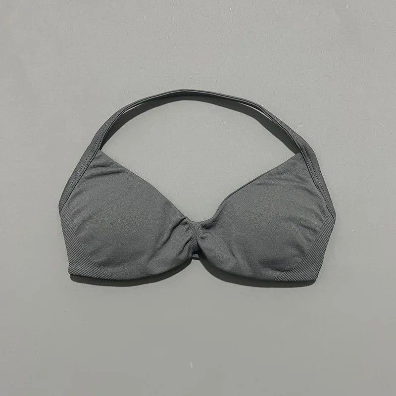 Impacts Strappy Bra – High-Support Seamless Workout Top