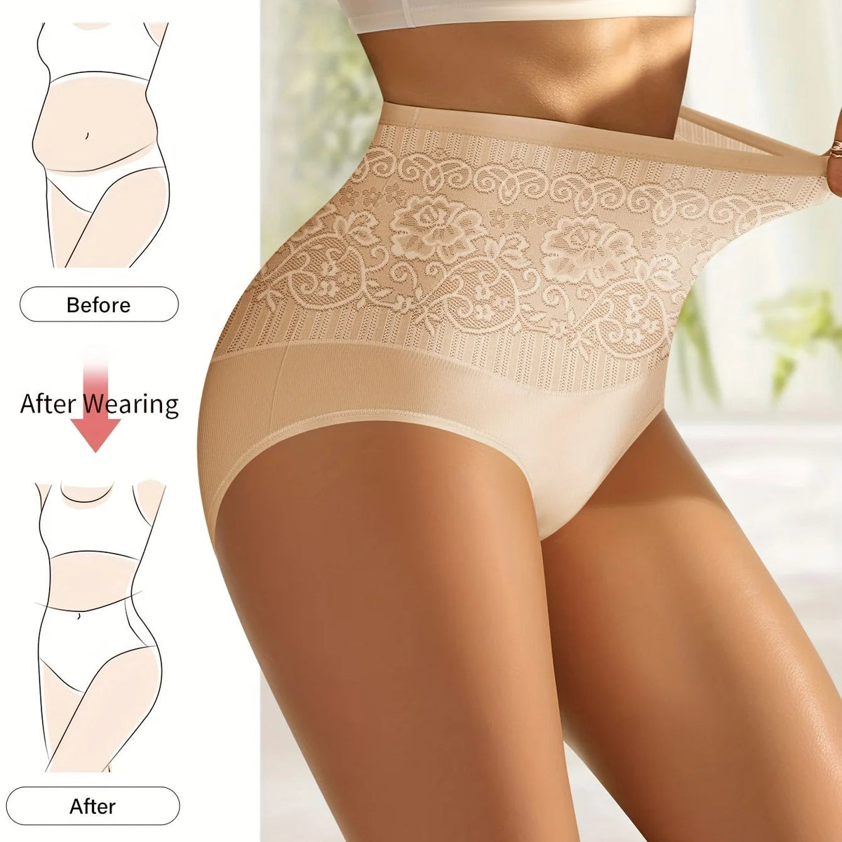 Luxury High-Waisted Tummy Tuck Panties