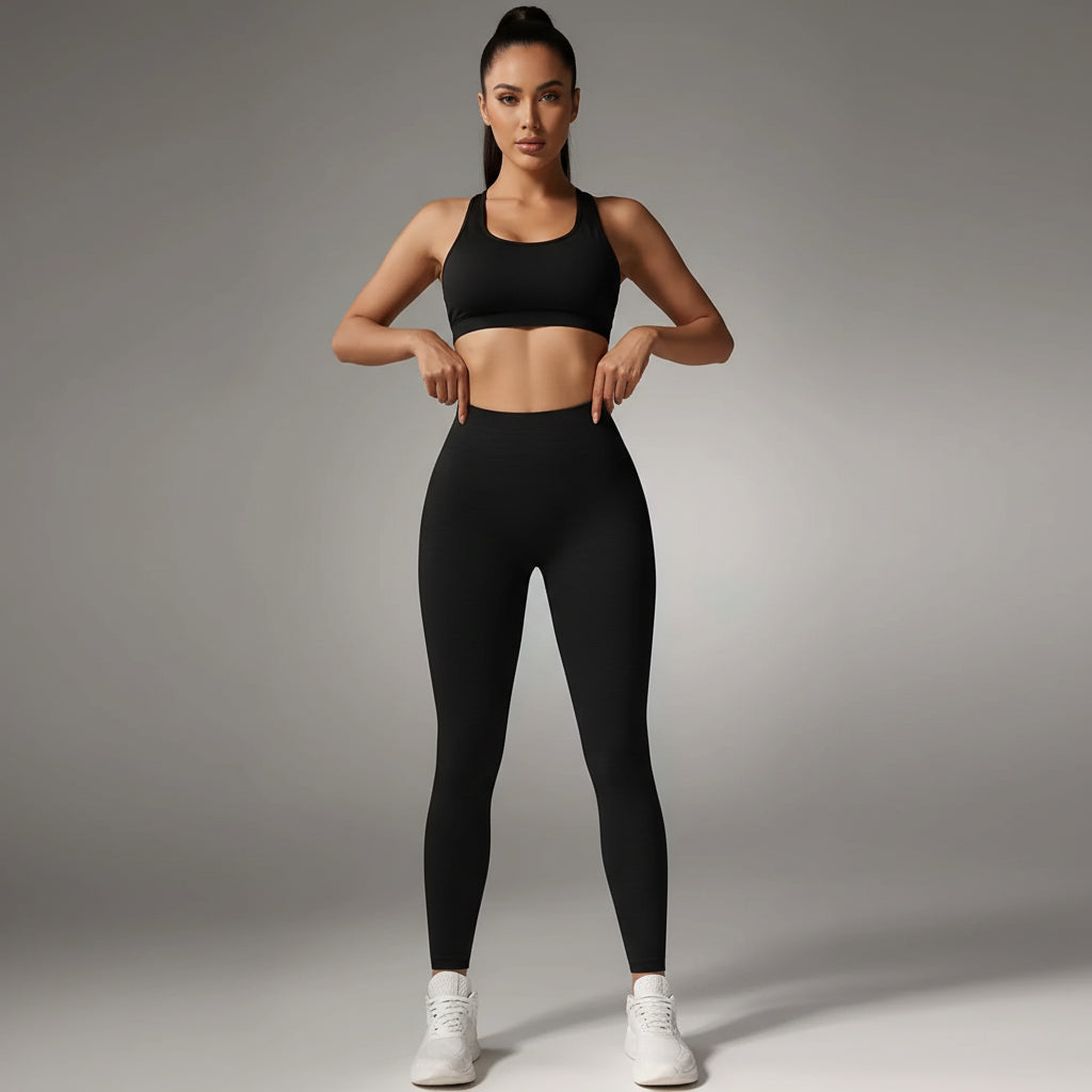 Seamless High Waist Ankle Length Workout Pants