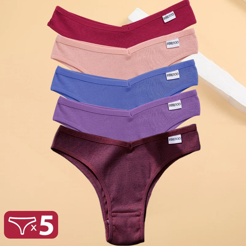5-Pack Women’s Cotton Bikini Briefs