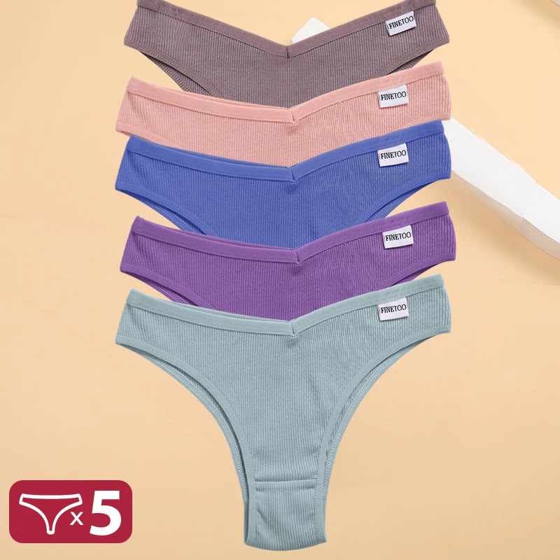 5-Pack Women’s Cotton Bikini Briefs