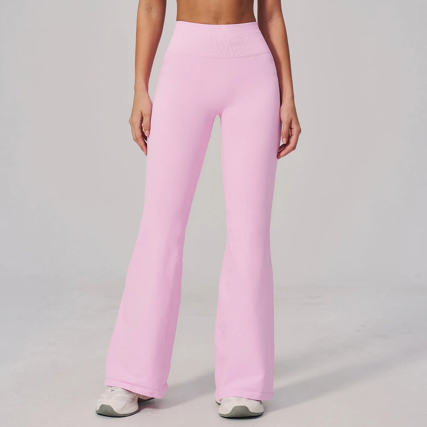 Yoga Pants High Waist Wide Leg Women Gym Clothes Woman Flare Leggings Straight Pants Fitness Bell-bottoms Workout Trousers