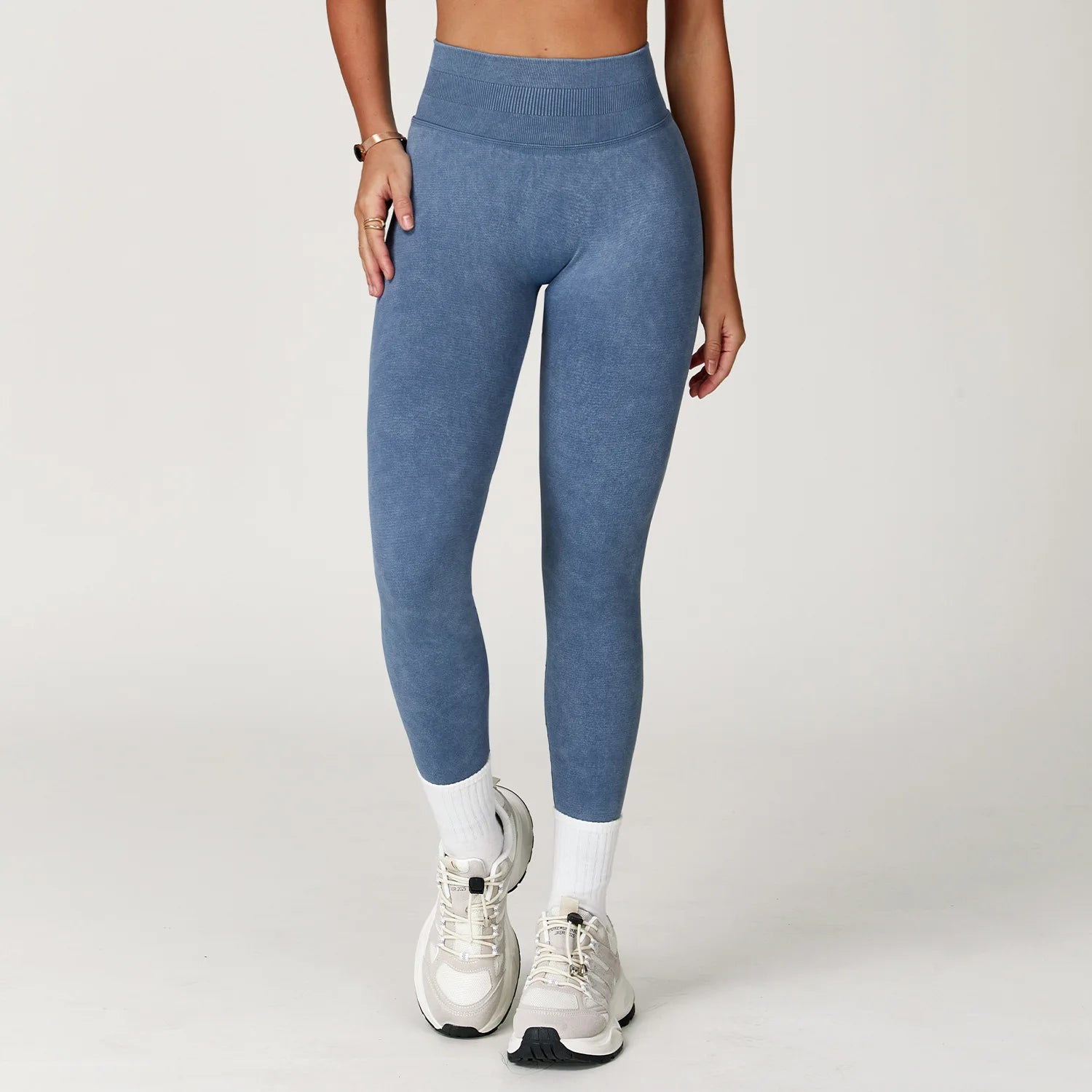 Yoga Pants Sports Leggings Women Seamless Sports Yoga Pant High Waist Ribbed Gym Clothes Fitness Workout Wear Scrunch Bum Tights