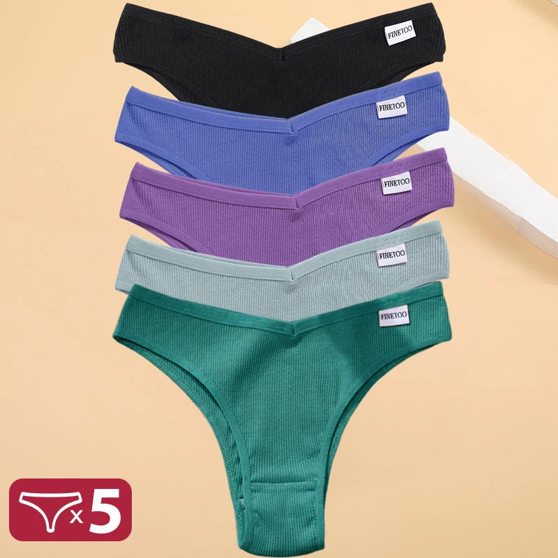5-Pack Women’s Cotton Bikini Briefs