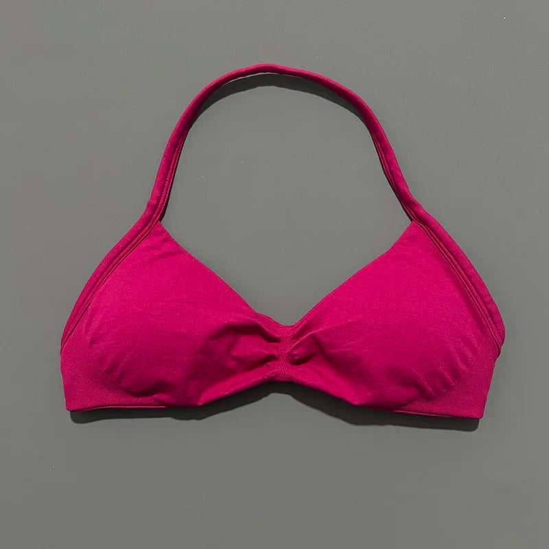 Impacts Strappy Bra – High-Support Seamless Workout Top