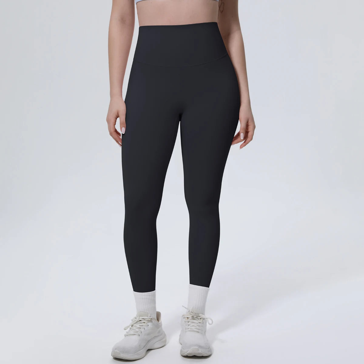 Summer Breathable Peach Buttocks Yoga Pants Solid Color High Stretch Sports Leggings Gym Push Up Outdoor Running Yoga Pants
