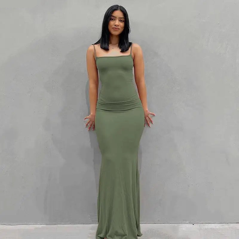 Women’s Strapless Bodycon Maxi Dress