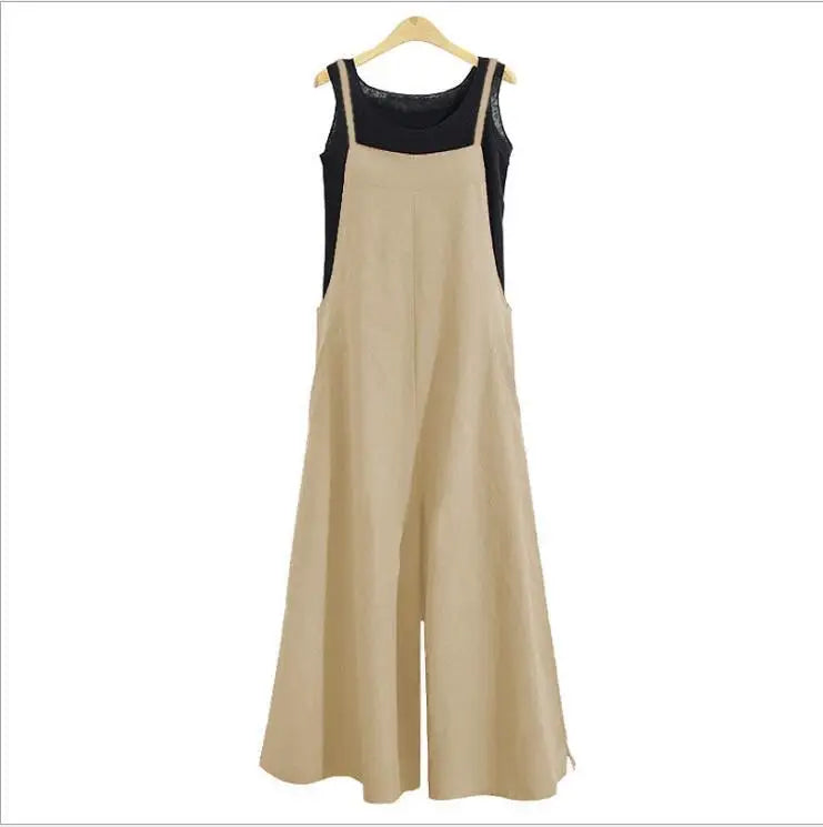 Women’s Casual Strap Wide-Leg Jumpsuit