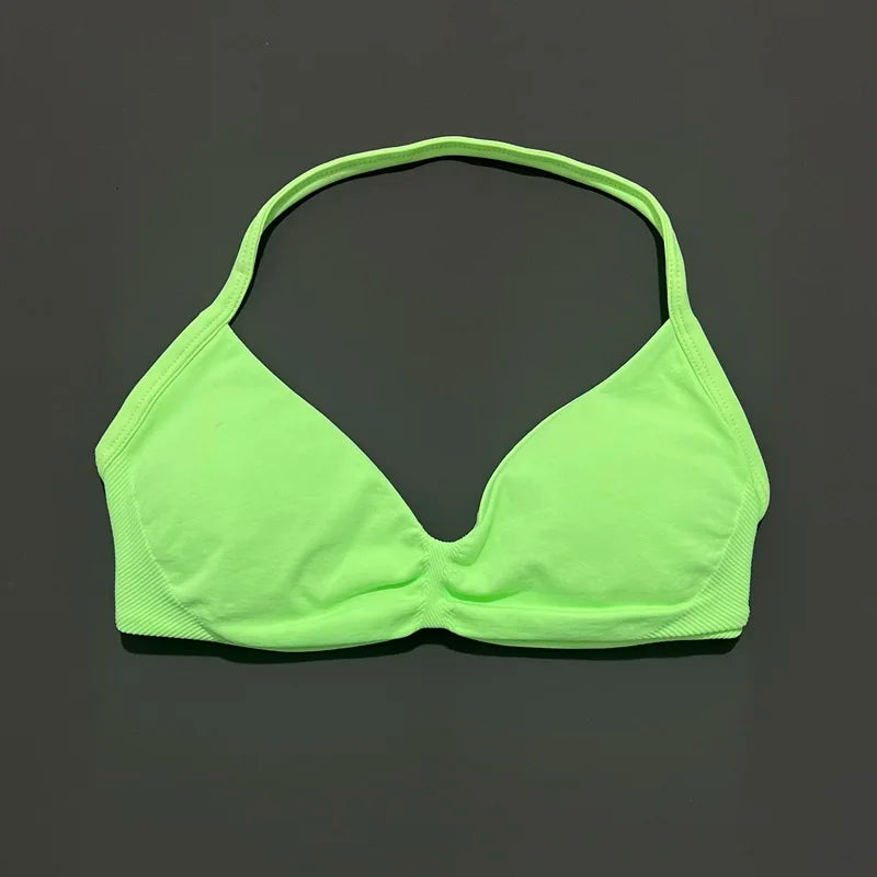 Impacts Strappy Bra – High-Support Seamless Workout Top