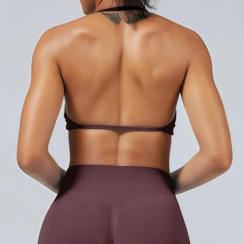 Impacts Strappy Bra – High-Support Seamless Workout Top