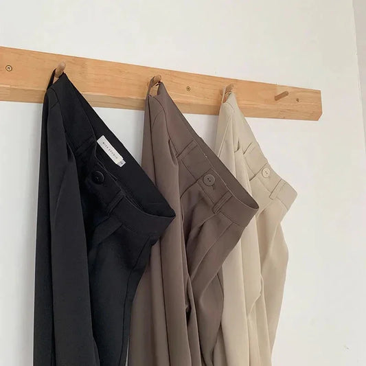 Women’s High-Waist Wide-Leg Suit Pants