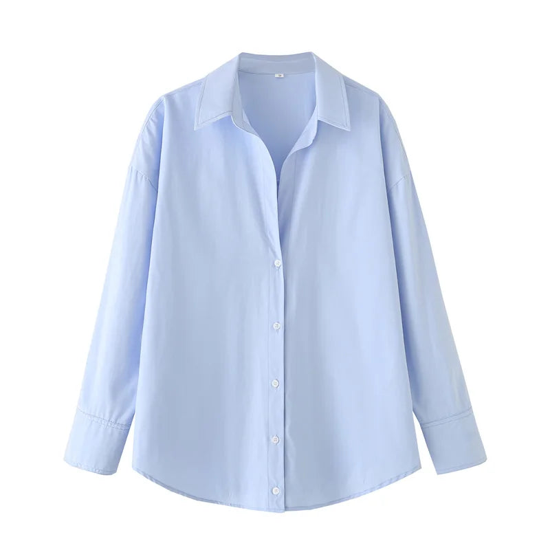 Women’s Striped Button-Up Shirt