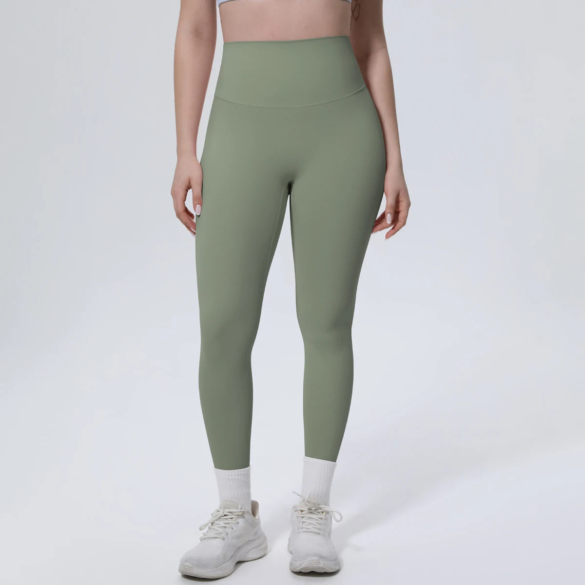 Summer Breathable Peach Buttocks Yoga Pants Solid Color High Stretch Sports Leggings Gym Push Up Outdoor Running Yoga Pants
