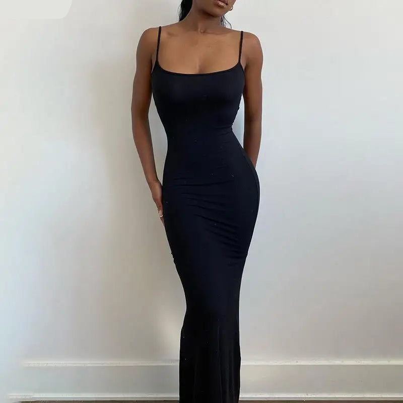 Women’s Strapless Bodycon Maxi Dress