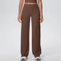 Woman Summer Breathable Wide Leg Yoga Pants Fitness Sports Running Cycling Solid Color Lifting Buttocks Gym Yoga Pants