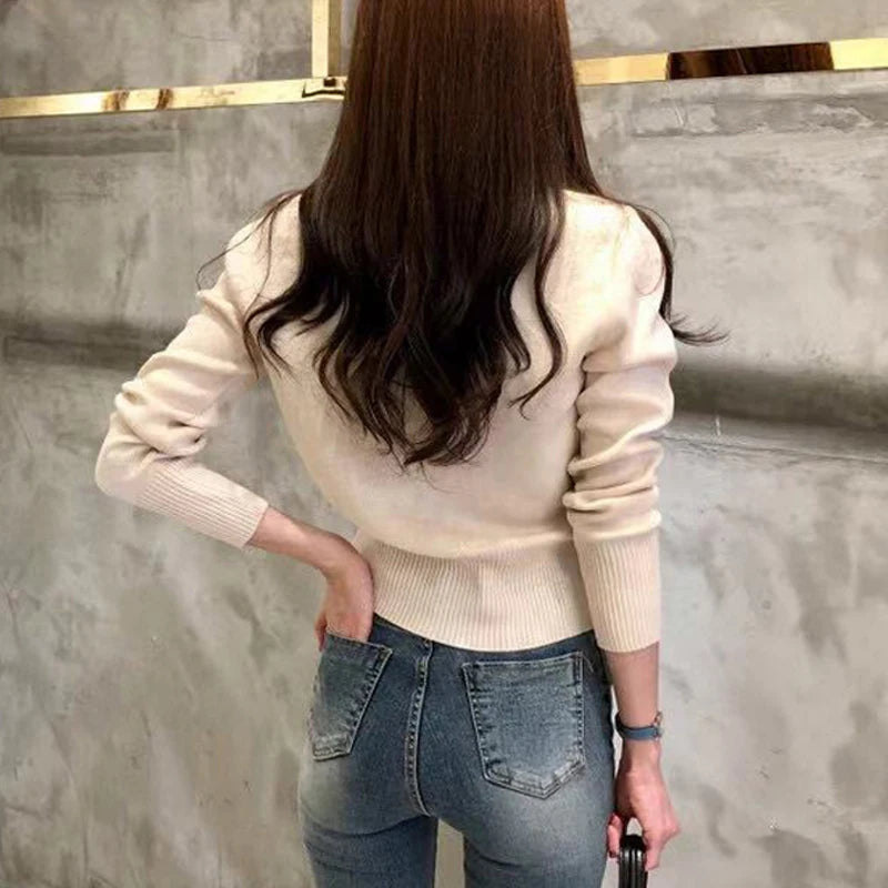 Autumn Women’s Knitted Cardigan Sweater