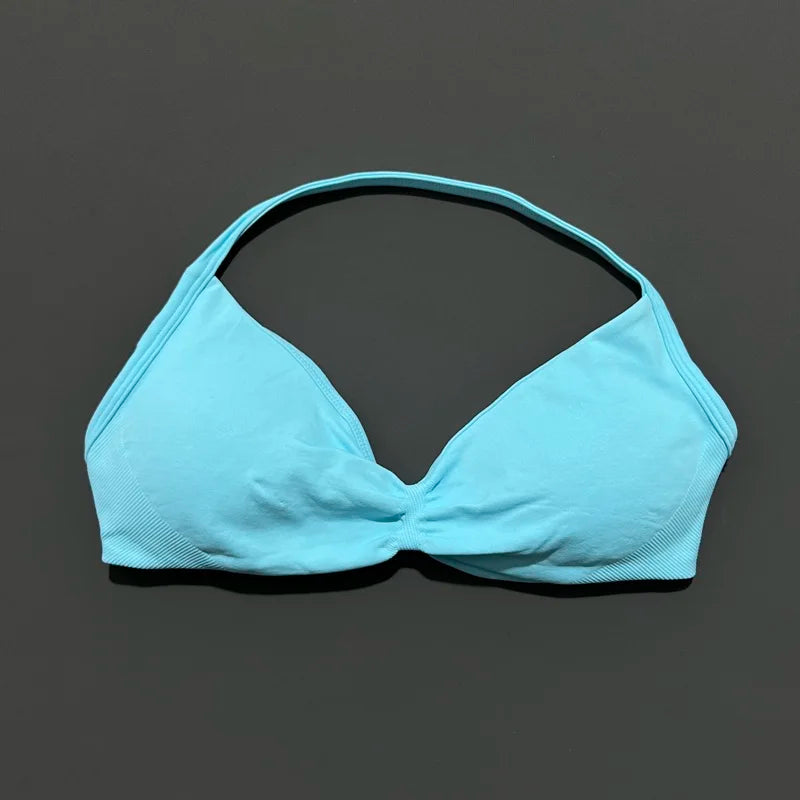 Impacts Strappy Bra – High-Support Seamless Workout Top