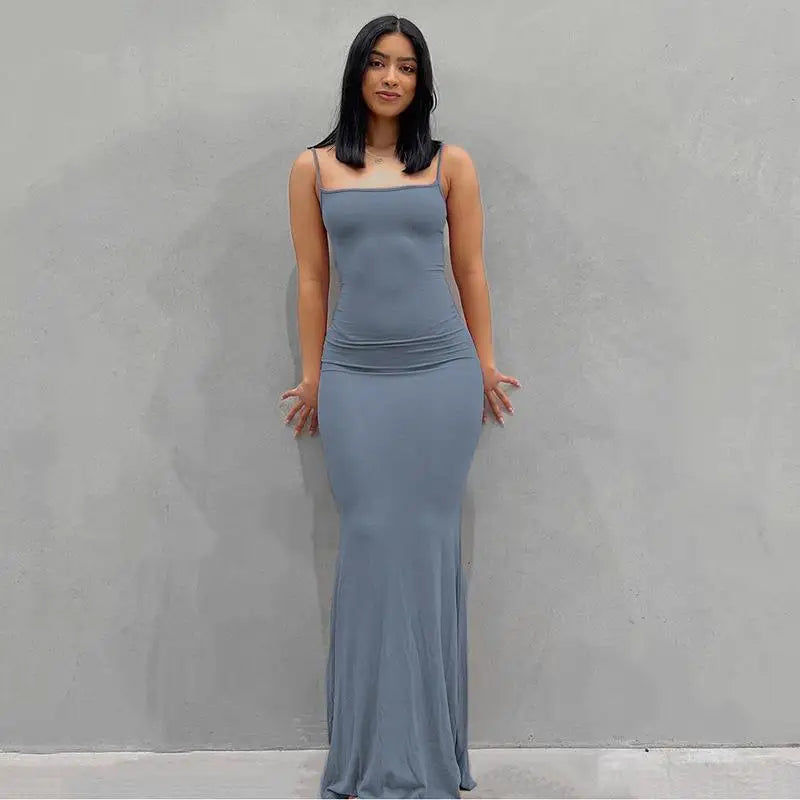 Women’s Strapless Bodycon Maxi Dress