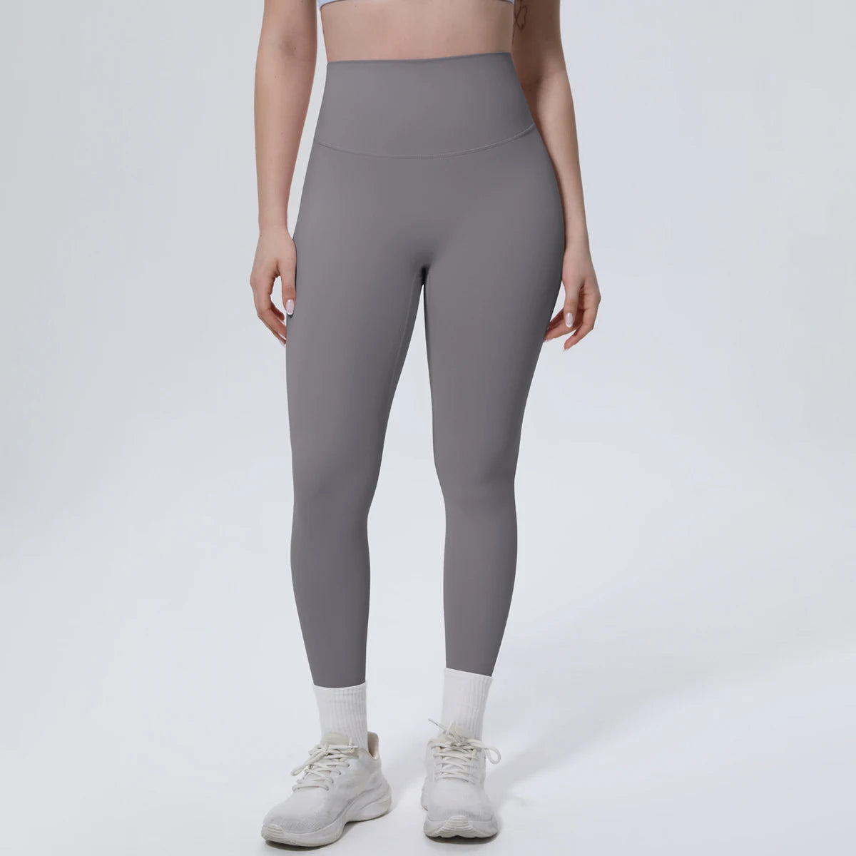 Summer Breathable Peach Buttocks Yoga Pants Solid Color High Stretch Sports Leggings Gym Push Up Outdoor Running Yoga Pants