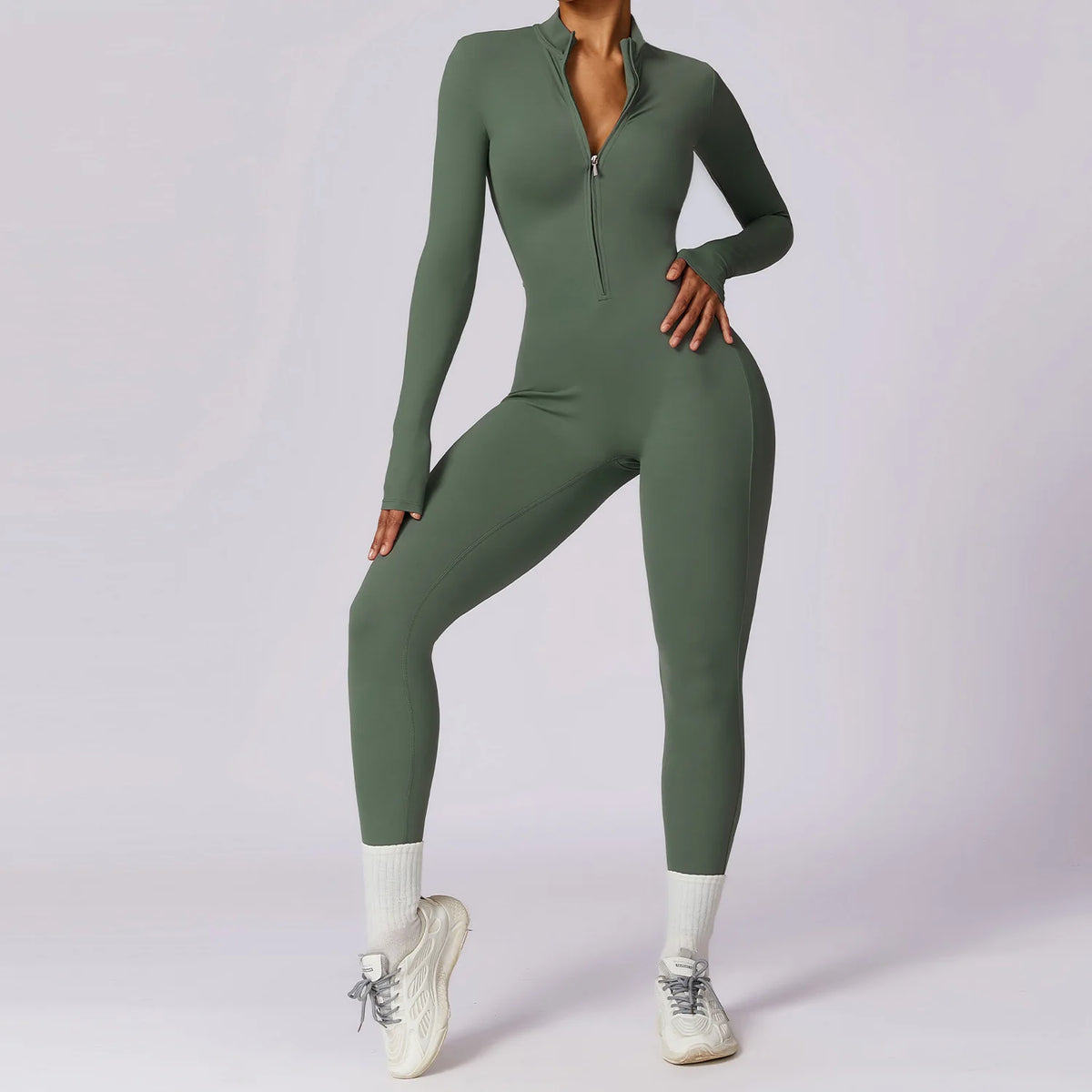 Women’s Long Sleeve Yoga Jumpsuit