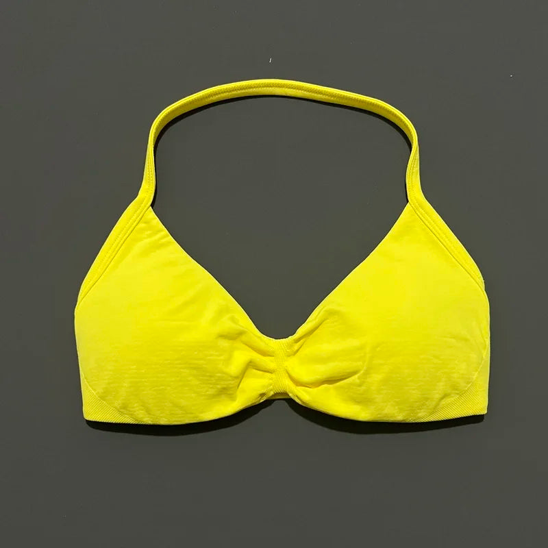 Impacts Strappy Bra – High-Support Seamless Workout Top