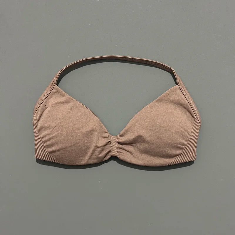 Impacts Strappy Bra – High-Support Seamless Workout Top