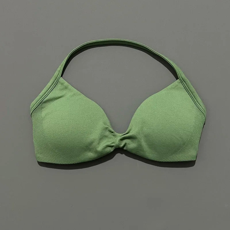 Impacts Strappy Bra – High-Support Seamless Workout Top