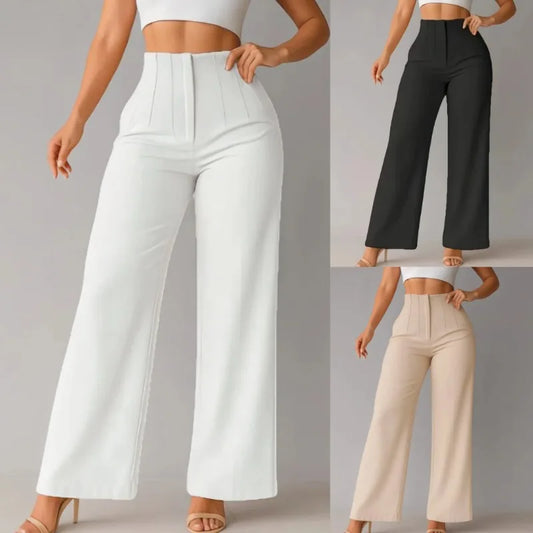 Women’s High-Waisted Wide-Leg Cargo Pants
