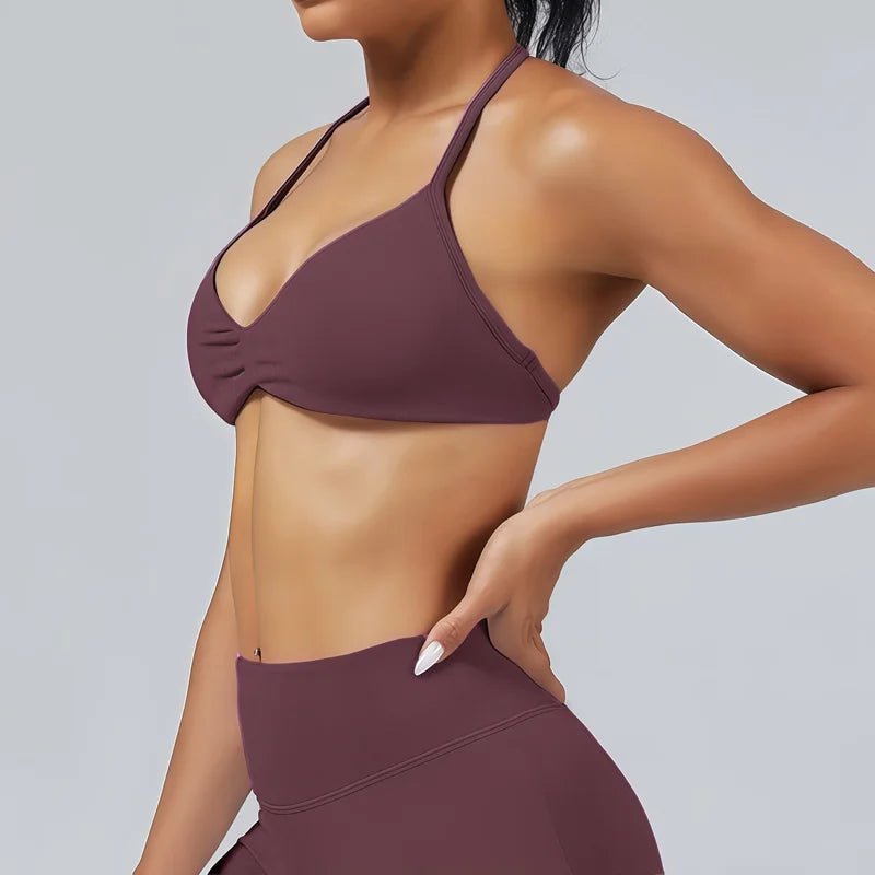 Impacts Strappy Bra – High-Support Seamless Workout Top