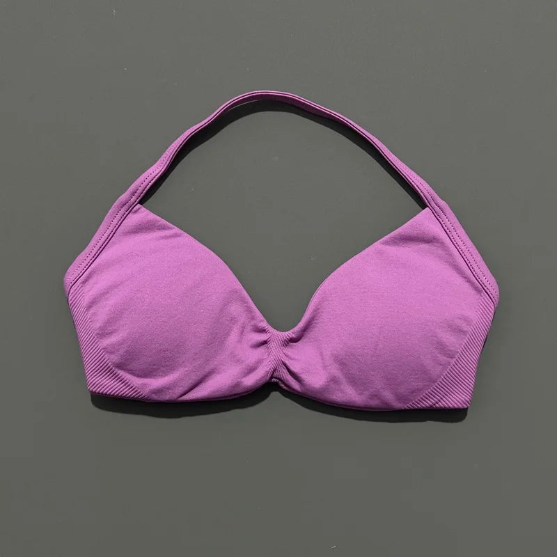 Impacts Strappy Bra – High-Support Seamless Workout Top
