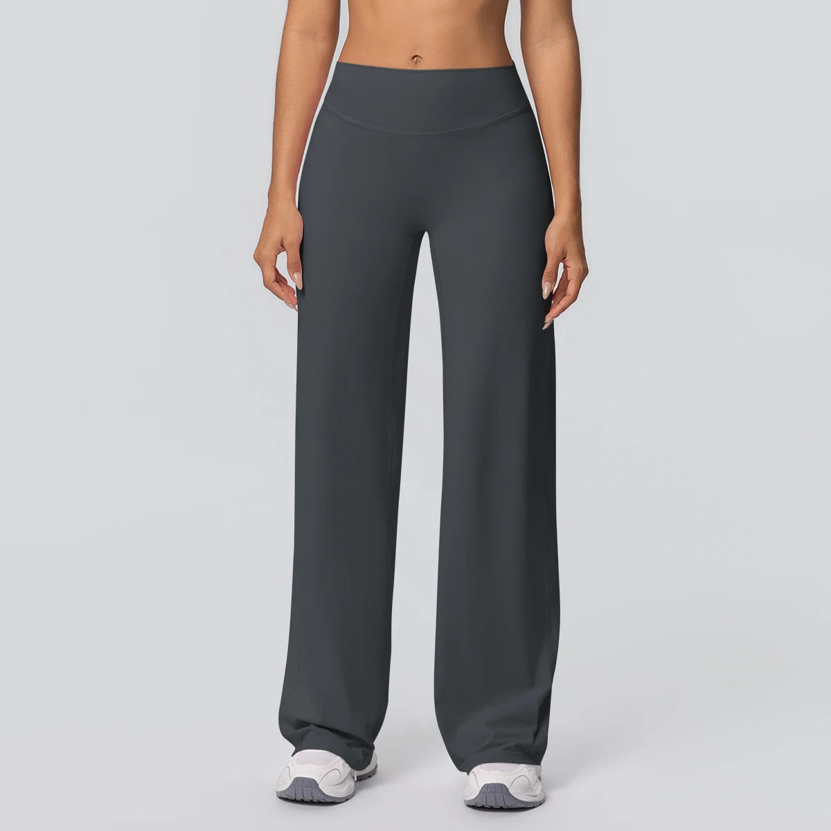 Woman Summer Breathable Wide Leg Yoga Pants Fitness Sports Running Cycling Solid Color Lifting Buttocks Gym Yoga Pants