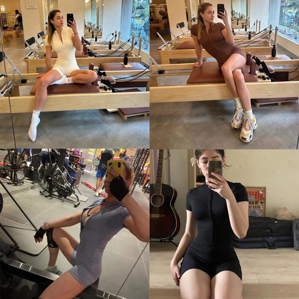 Women’s Long Sleeve Yoga Jumpsuit