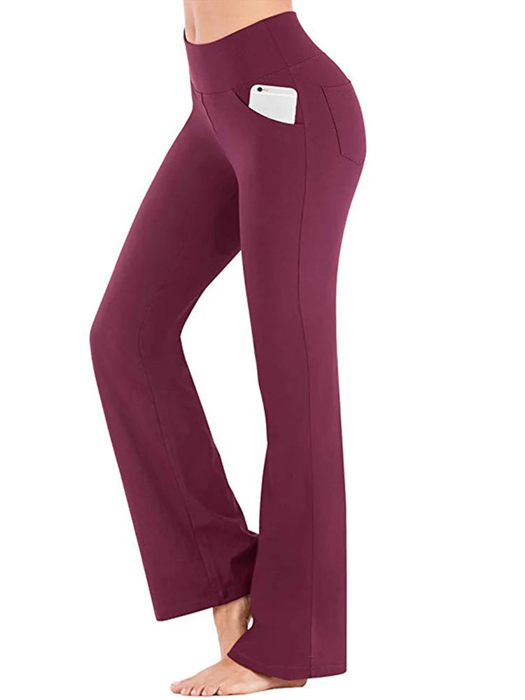 High Waist Wide Leg Palazzo Pants