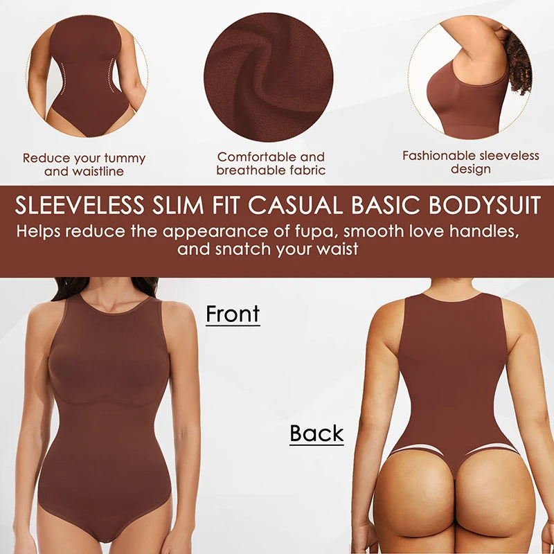 Sleeveless Bodysuit Shapewear