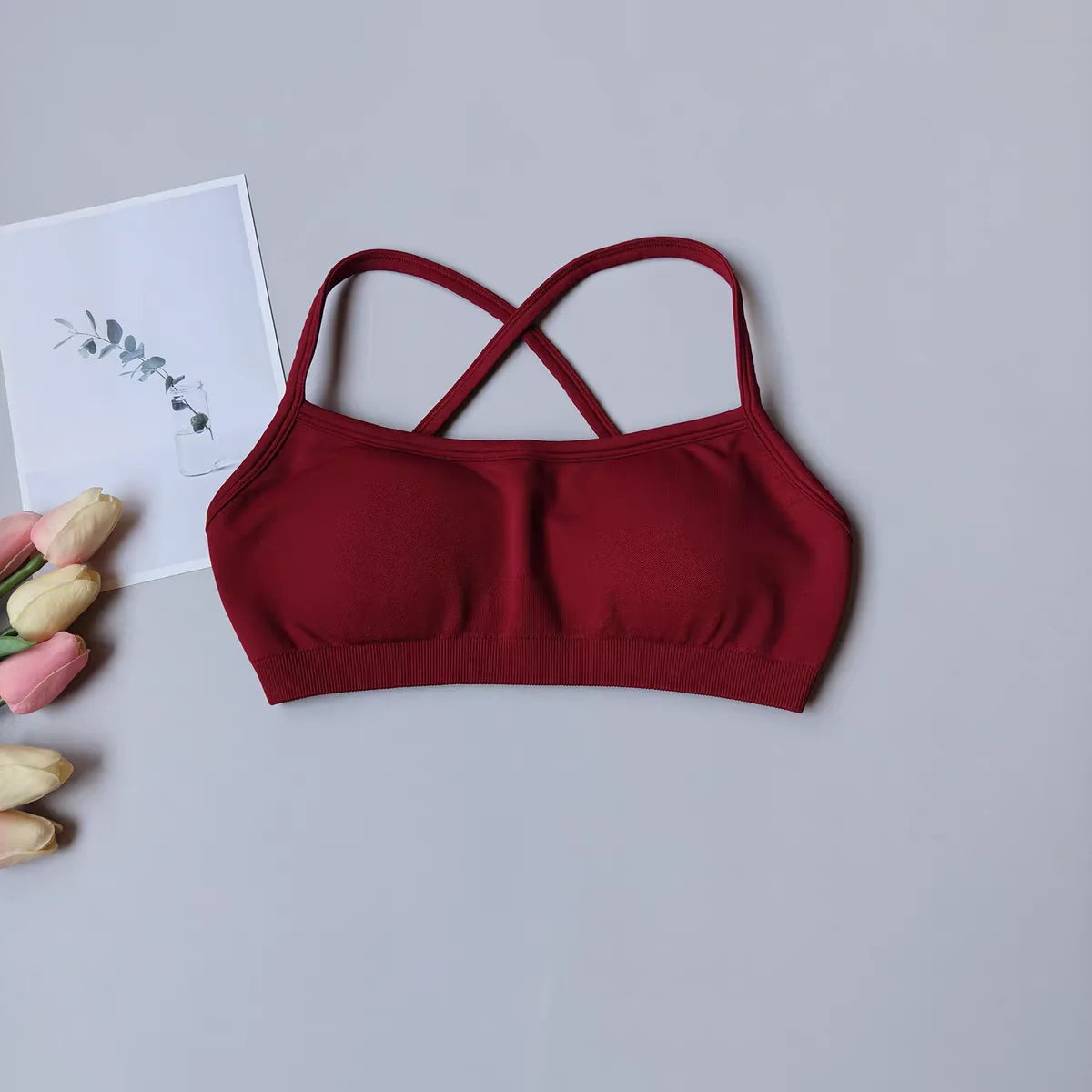 Women’s Seamless Racerback Sports Bra