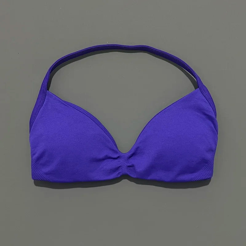 Impacts Strappy Bra – High-Support Seamless Workout Top