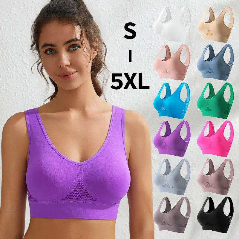 Women’s Shockproof Support Yoga Running Sports Bra
