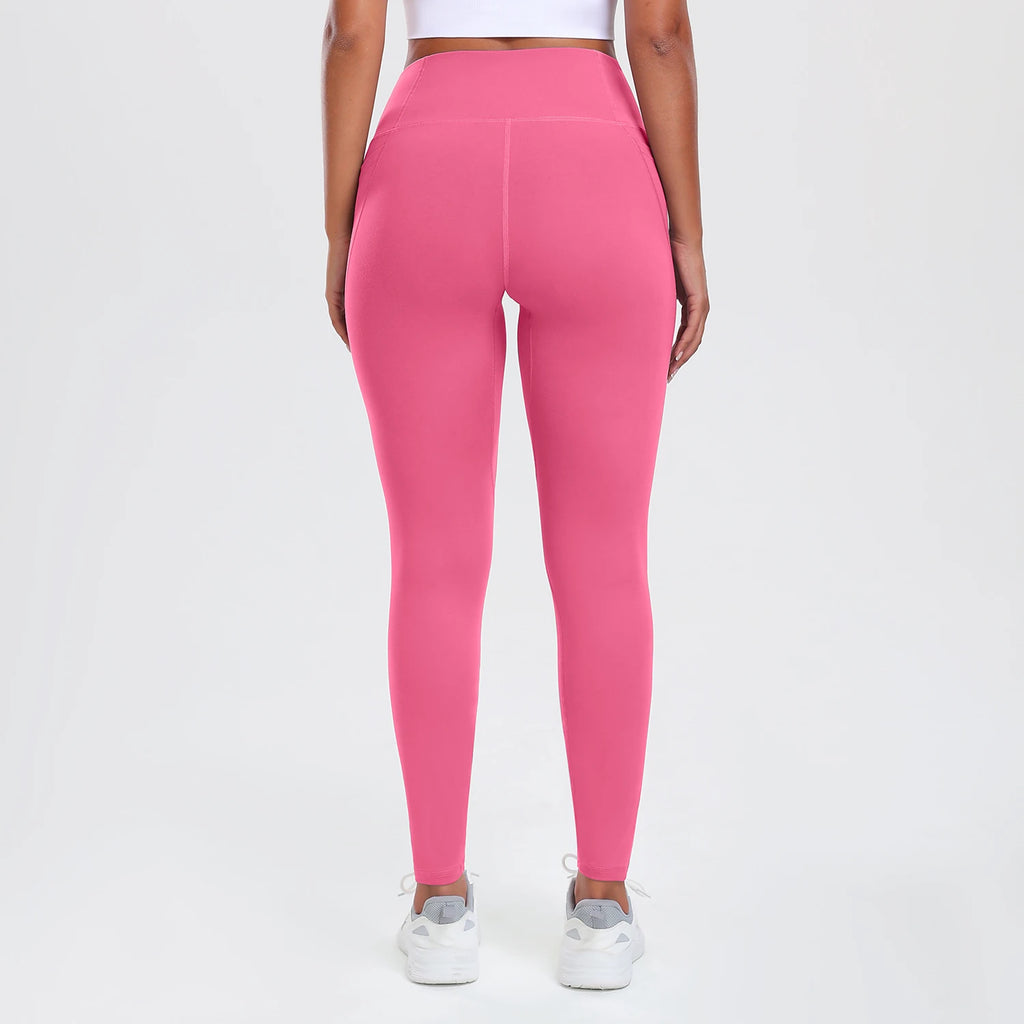 Yoga Pants with Pockets for Women Tummy Control Butt Lifting Sports Tights Slim Elastic Workout Leggings Casual Sportswear