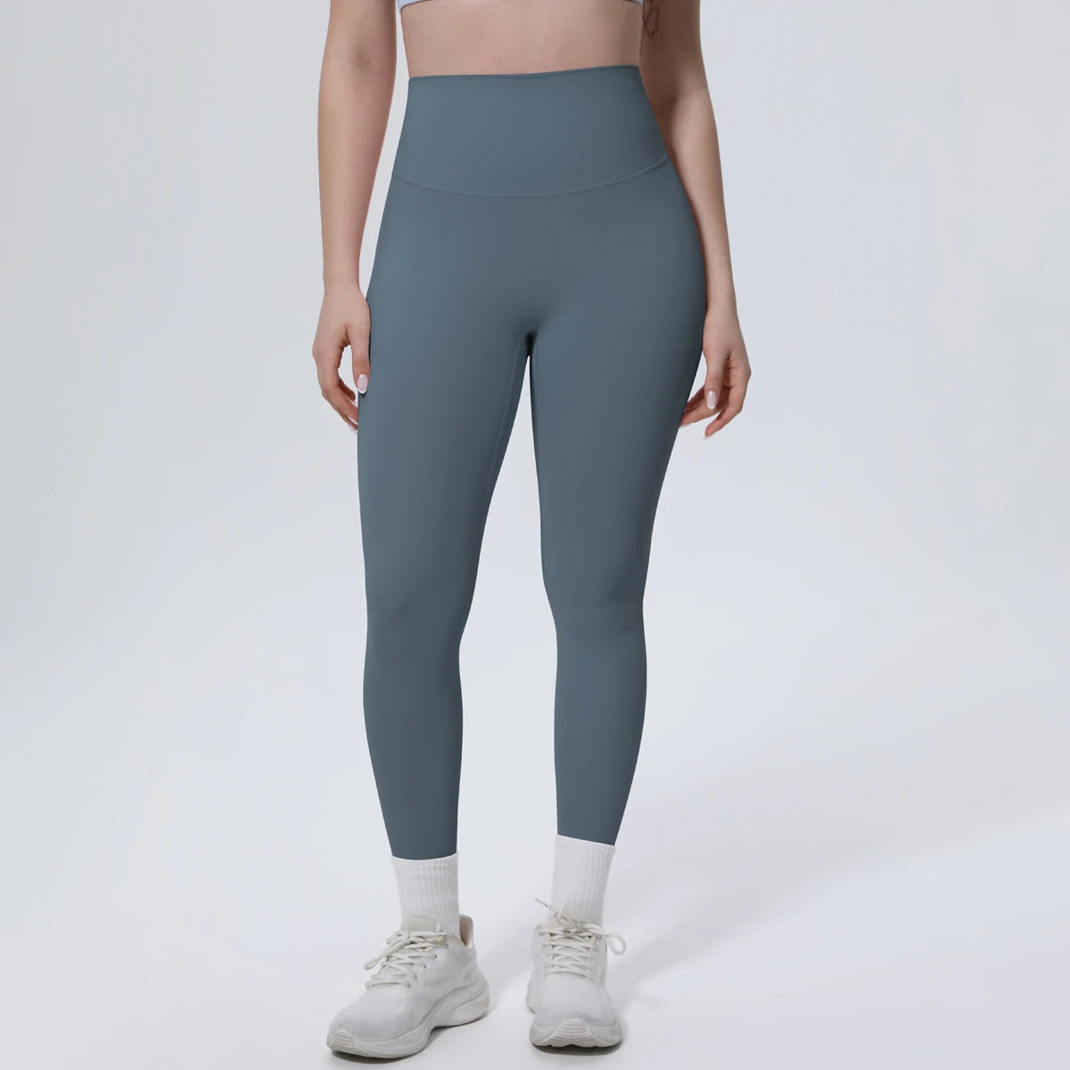 Summer Breathable Peach Buttocks Yoga Pants Solid Color High Stretch Sports Leggings Gym Push Up Outdoor Running Yoga Pants