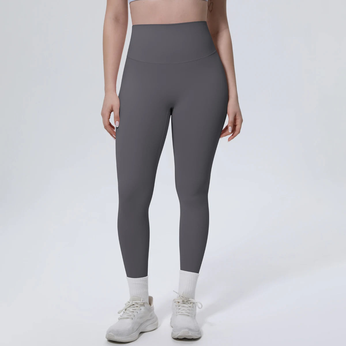 Summer Breathable Peach Buttocks Yoga Pants Solid Color High Stretch Sports Leggings Gym Push Up Outdoor Running Yoga Pants
