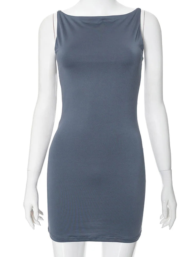 Women’s Sleeveless Mini Wrap Dress