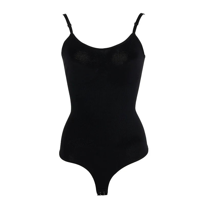 Female Seamless Shaping Bodysuit, Open Crotch Hip Lift Panties, High Waist Tummy Compression Corset, Sling Slim Body Shaper