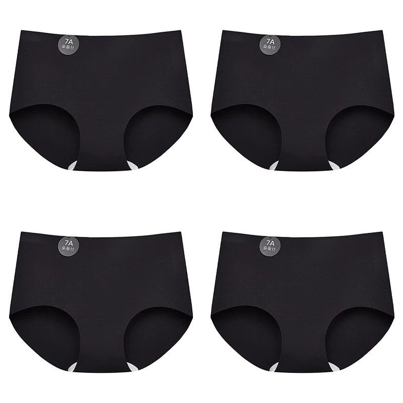 4-Pack Women’s Seamless Silk Briefs