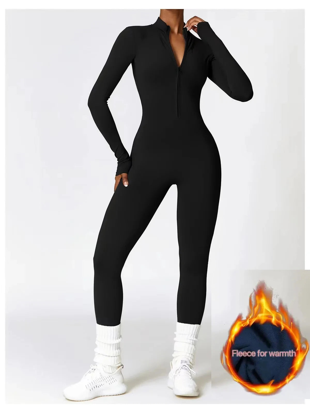 Women’s Long Sleeve Yoga Jumpsuit