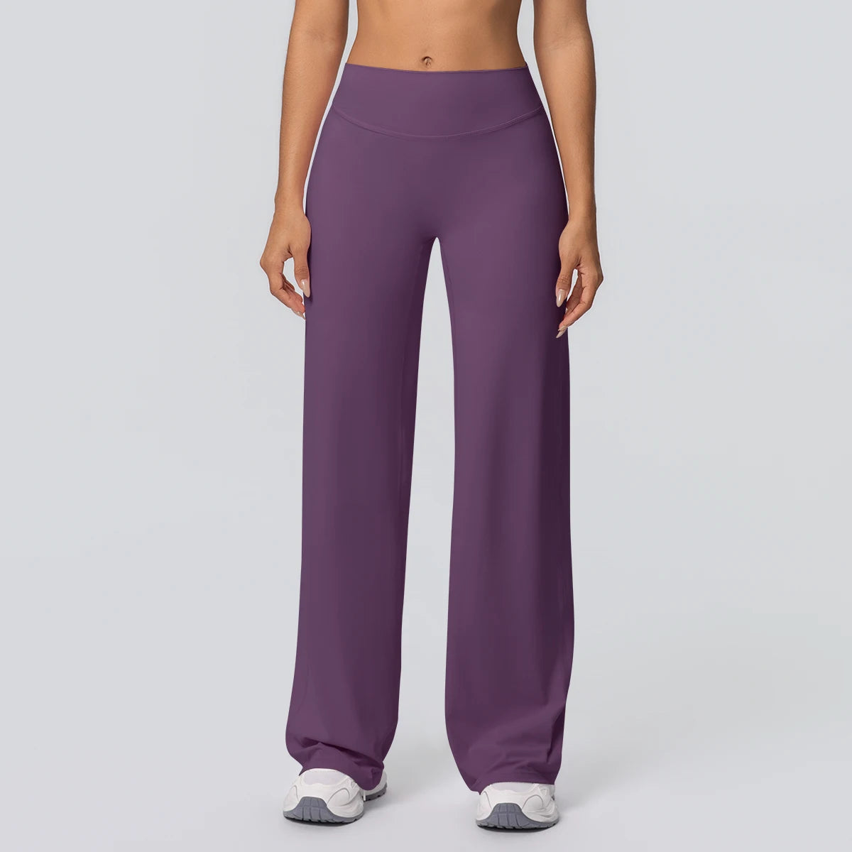 Woman Summer Breathable Wide Leg Yoga Pants Fitness Sports Running Cycling Solid Color Lifting Buttocks Gym Yoga Pants