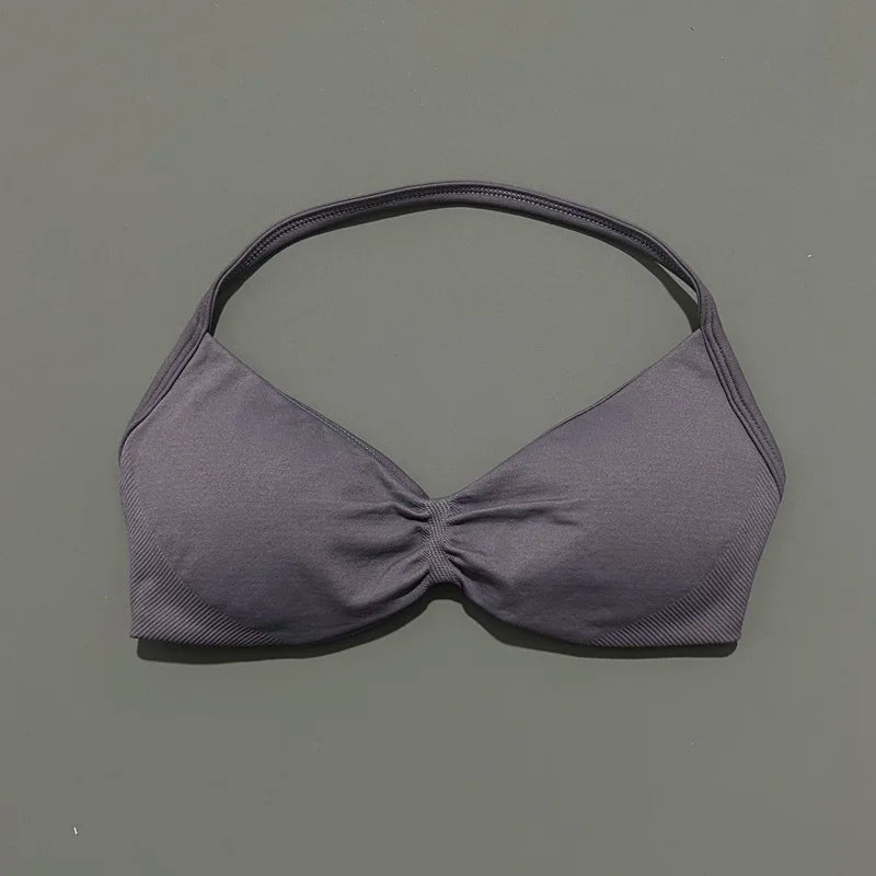 Impacts Strappy Bra – High-Support Seamless Workout Top