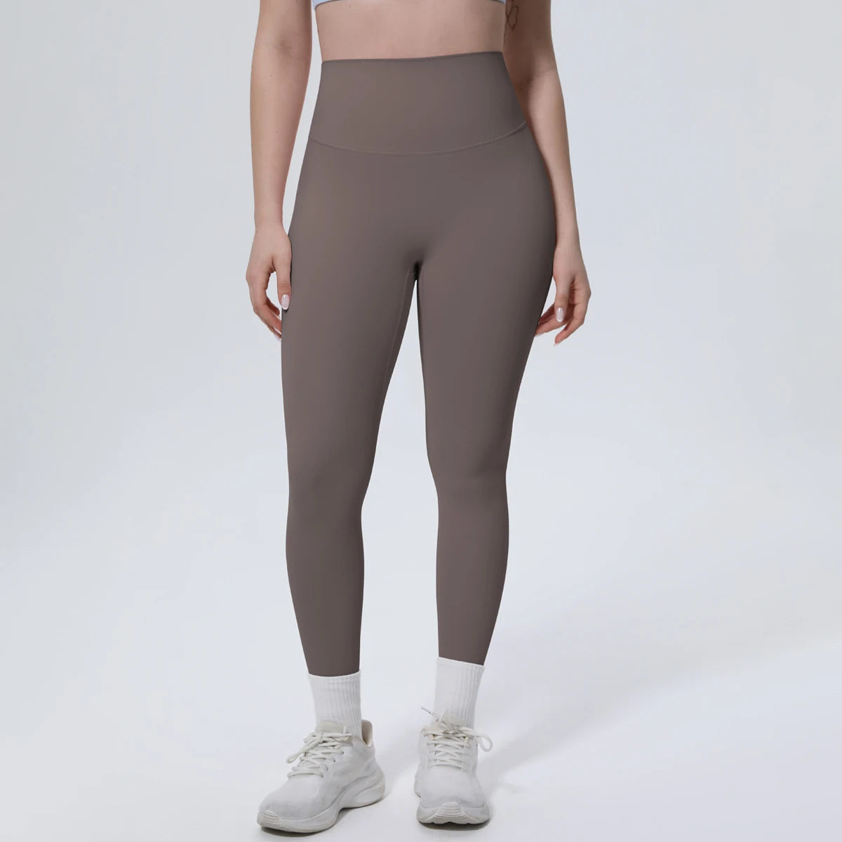 Summer Breathable Peach Buttocks Yoga Pants Solid Color High Stretch Sports Leggings Gym Push Up Outdoor Running Yoga Pants